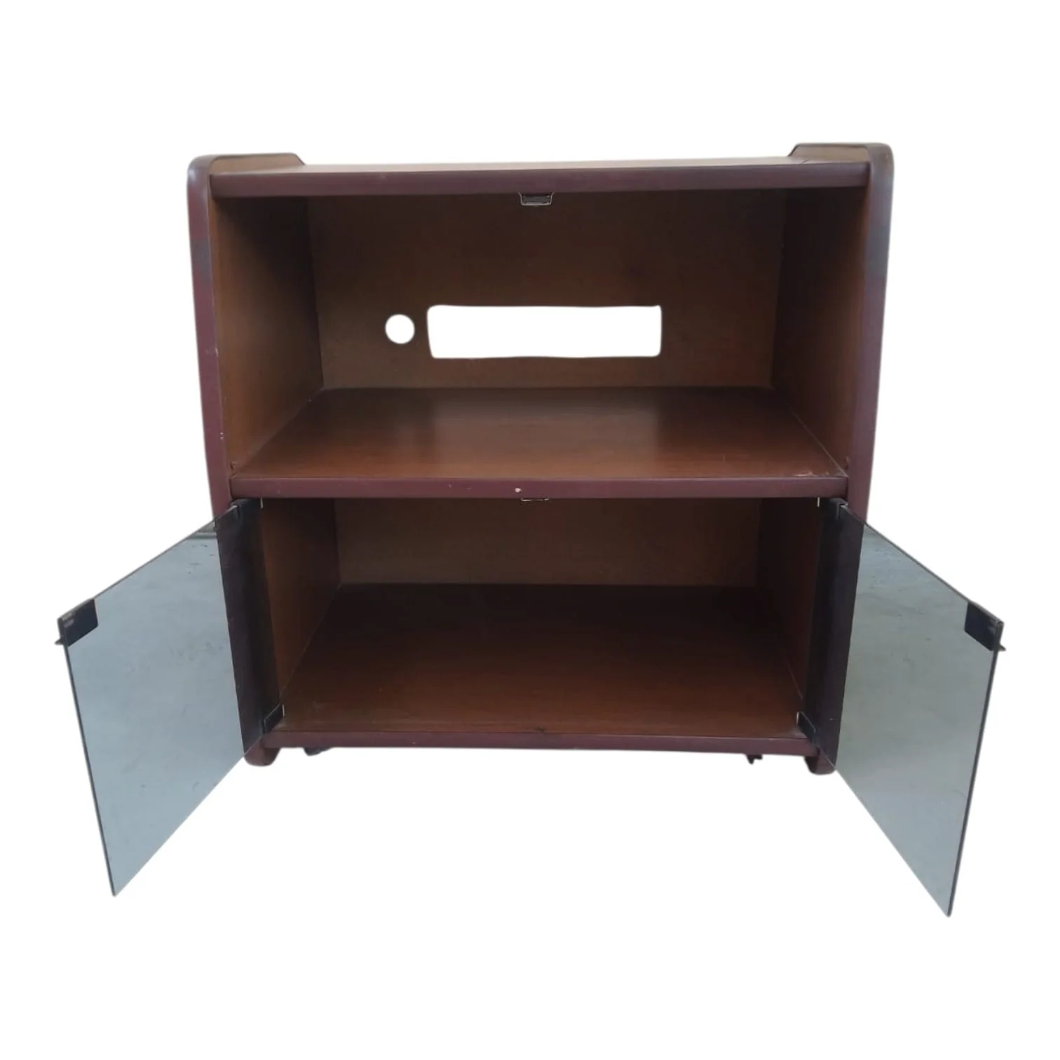 Mesa de TV con ruedas aglomerado enchapado — foto 5