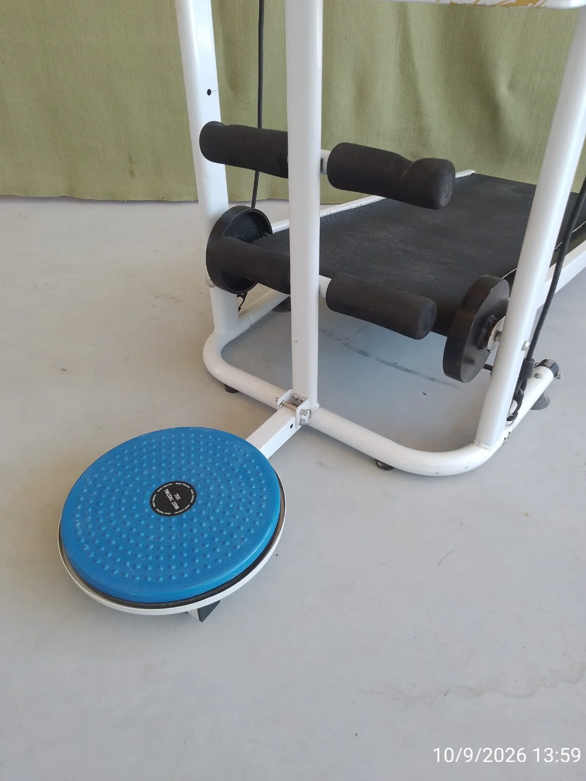 Cinta caminadora plegable sin motor con Twister y Mancuernas — foto 6