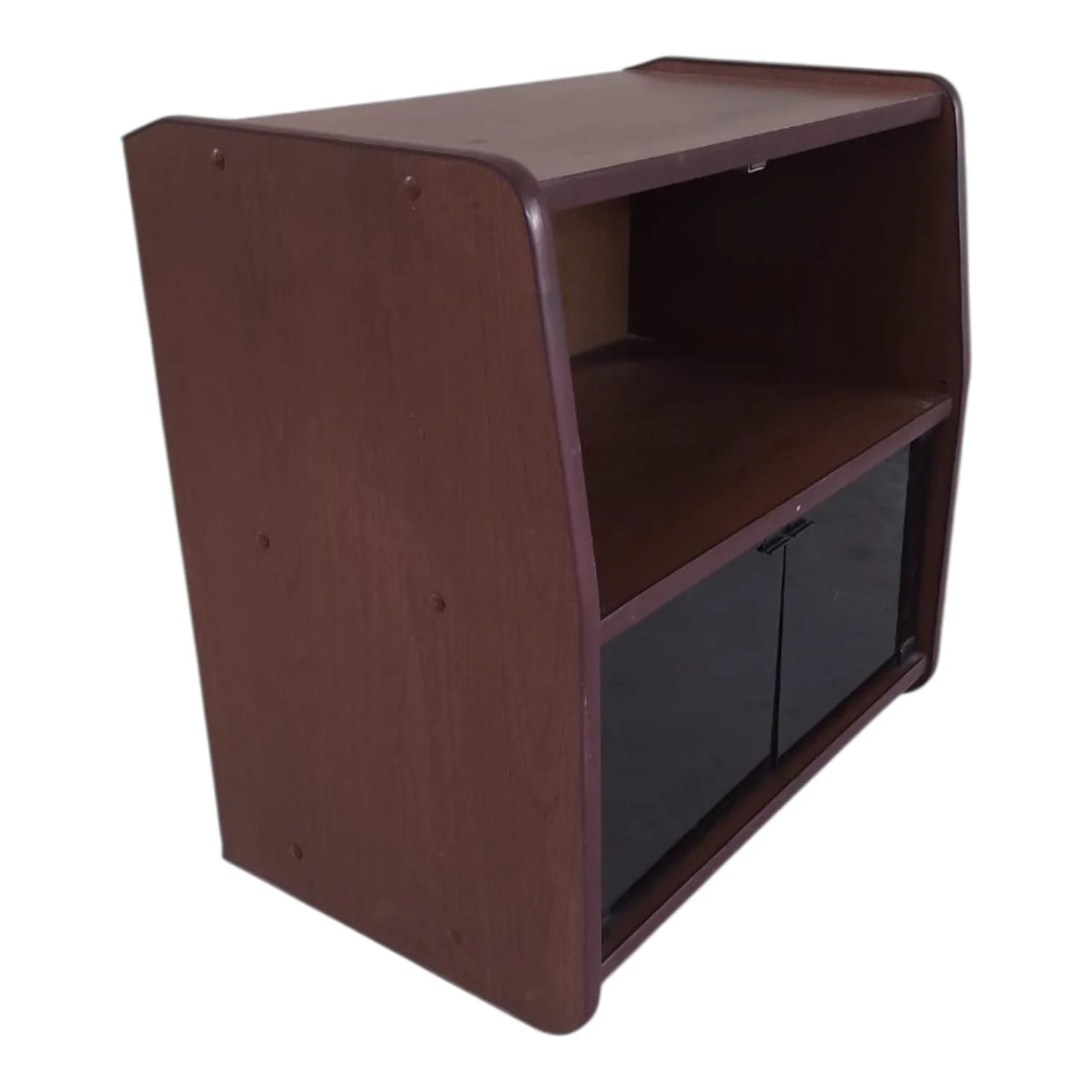 Mesa de TV con ruedas aglomerado enchapado — foto 6