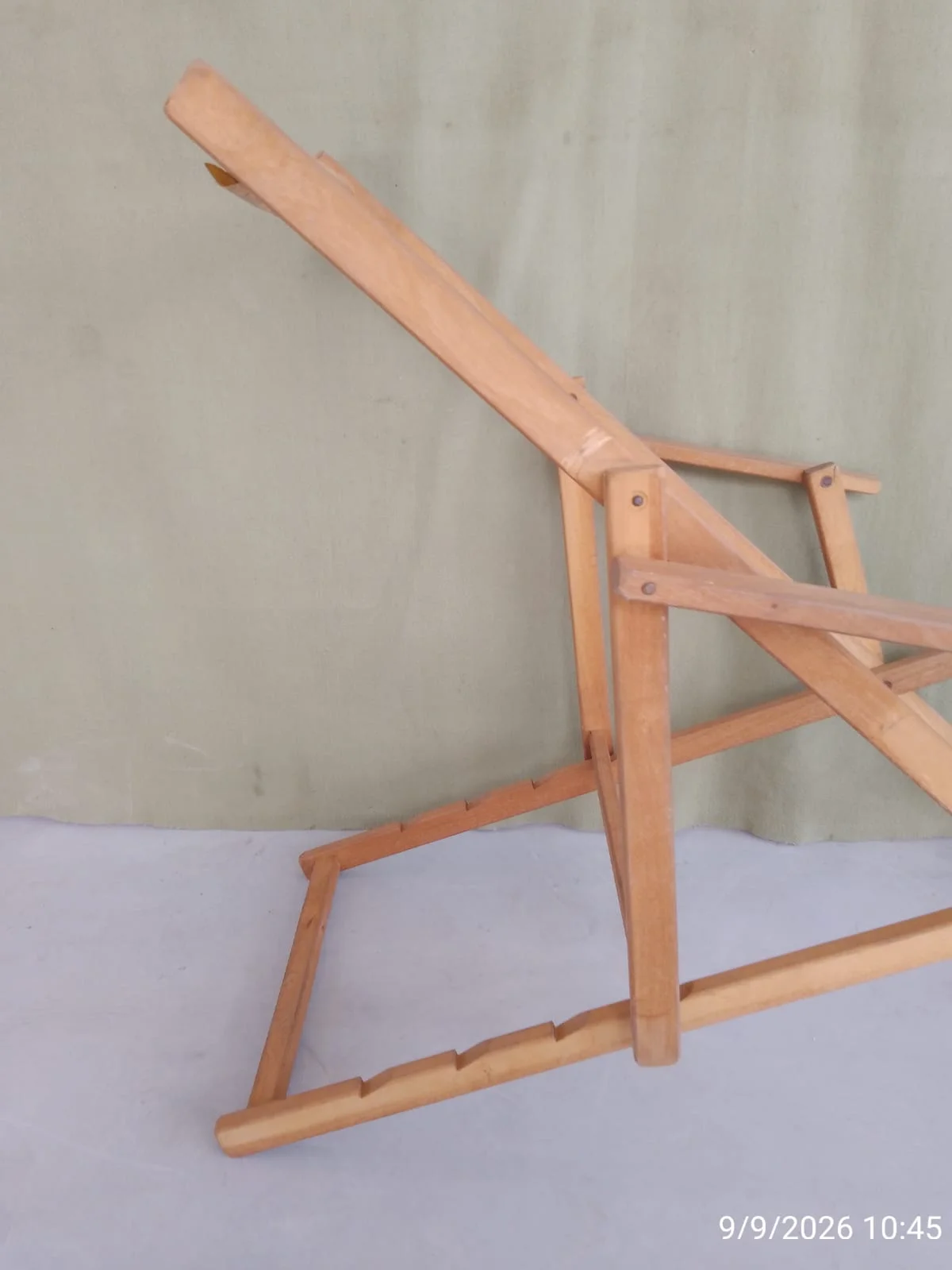 Reposera de madera, sólo estructura muy sana! — foto 7