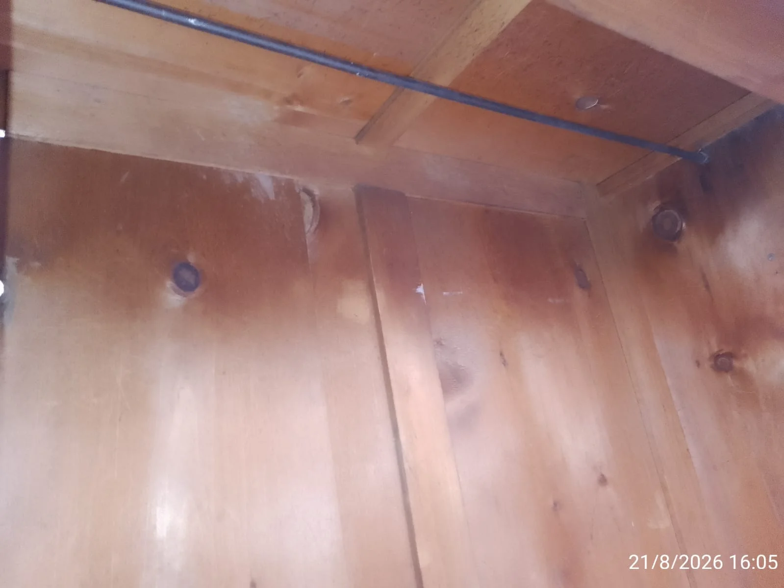 Ropero Armario Antiguo de madera maciza con espejo — foto 5