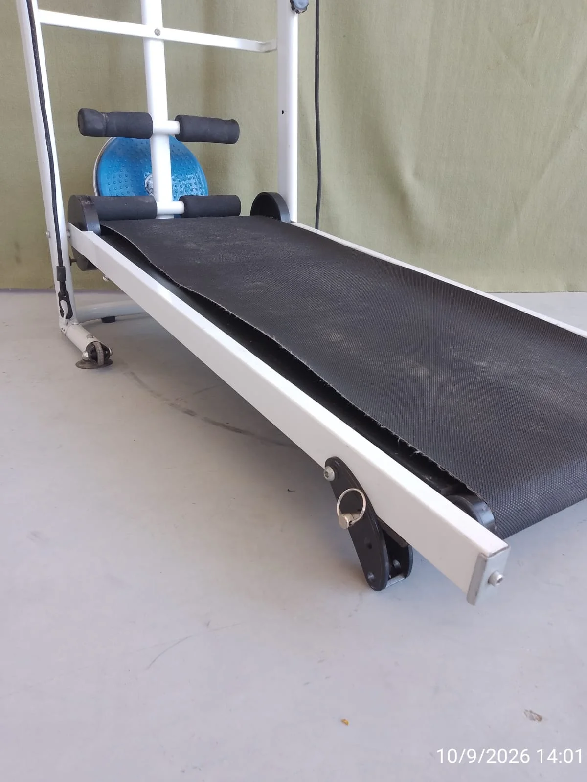 Cinta caminadora plegable sin motor con Twister y Mancuernas — foto 8