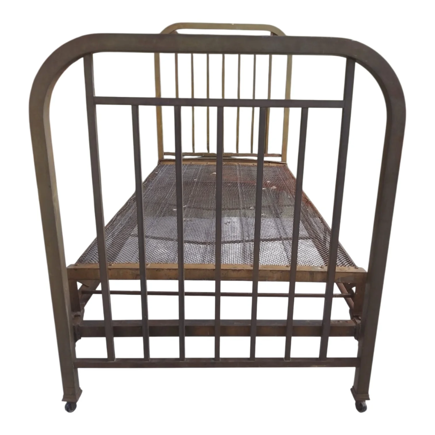 Cama de Bronce antigua 1 Plaza — foto 2